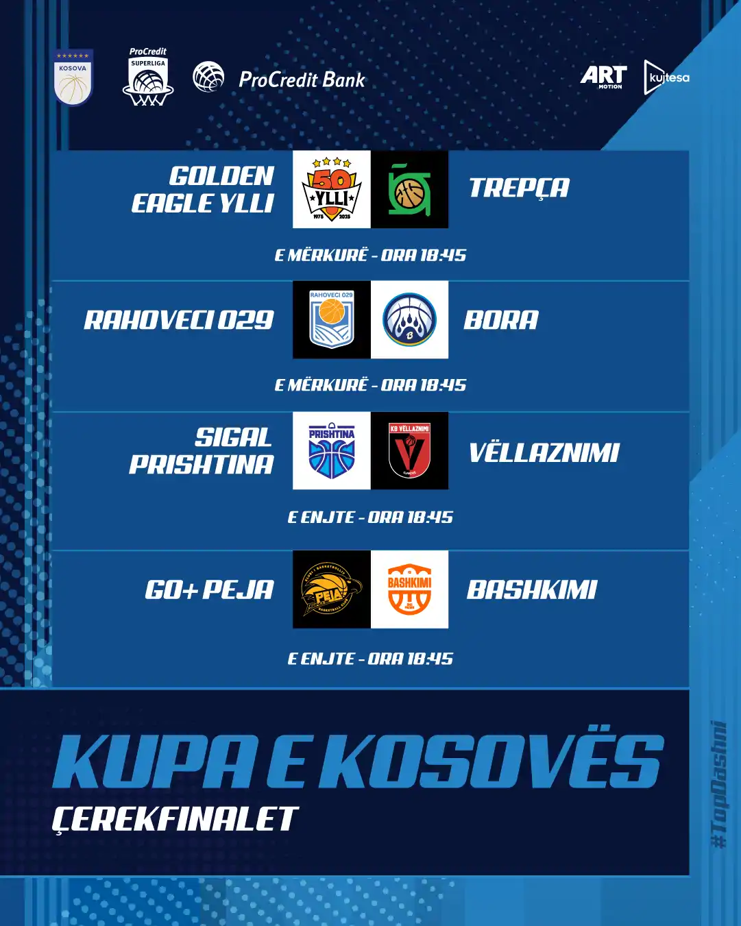 Kush do të kualifikohet në gjysmëfinale 